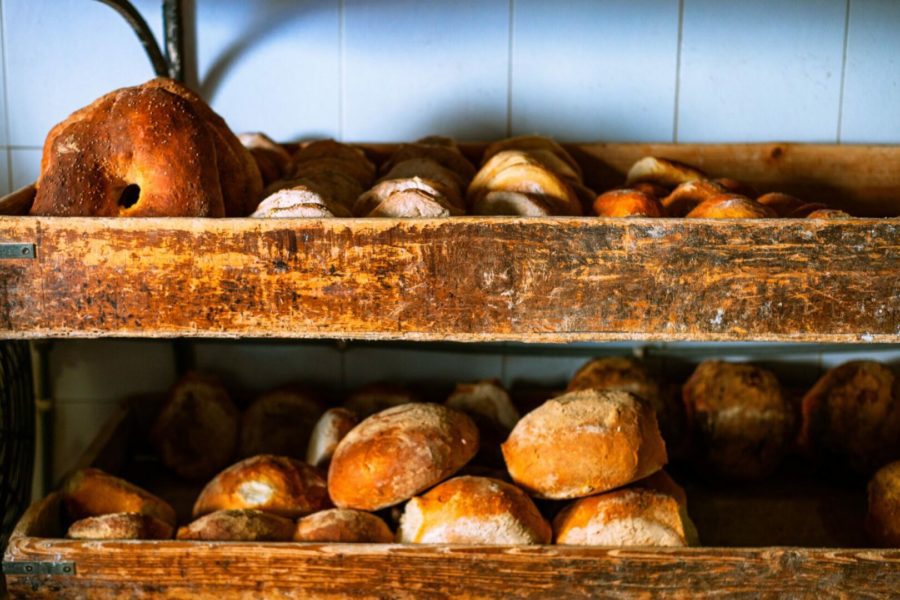 traditional Maltese bread in the bakery